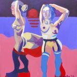 Sunset, (40 x 40) 2024, £900