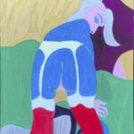 Blue harlot (30 x 24) 2024, £250